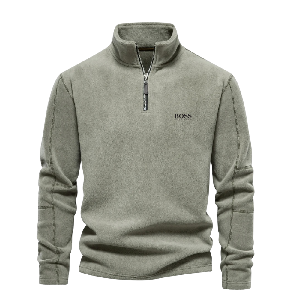 BOSS™ Prestige Fleece Quarter-Zip Pullover
