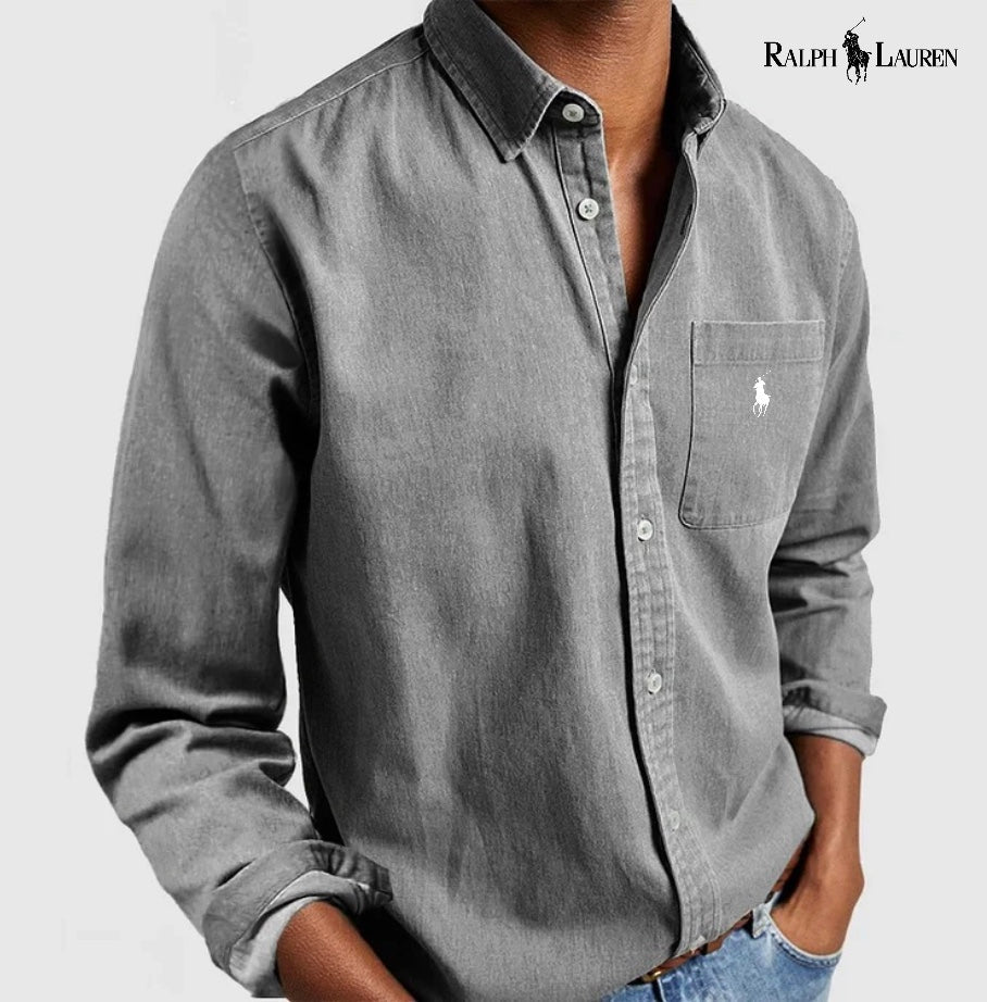 ᏒL Linen Oxford shirt (Buy 1 Get 1 Free)