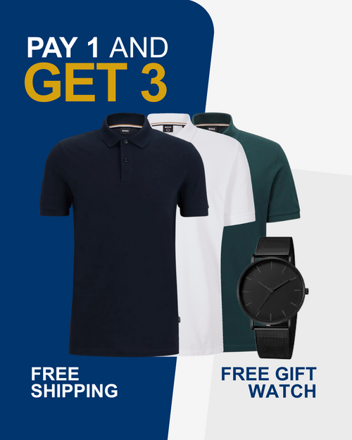 POLO BOSS KIT [BUY 1 GET 3] + EXCLUSIVE WATCH