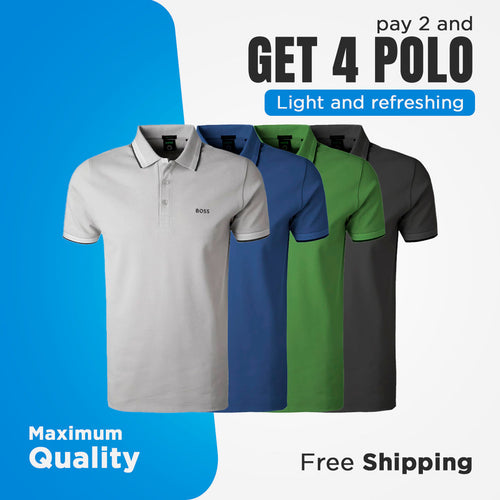 KIT POLO BOSS SHIRTS [PAY 2 GET 4]