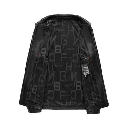 BLACK LEATHER JACKET