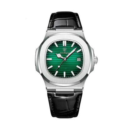 WATCH WITH LEATHER STRAP – ELEGANCE