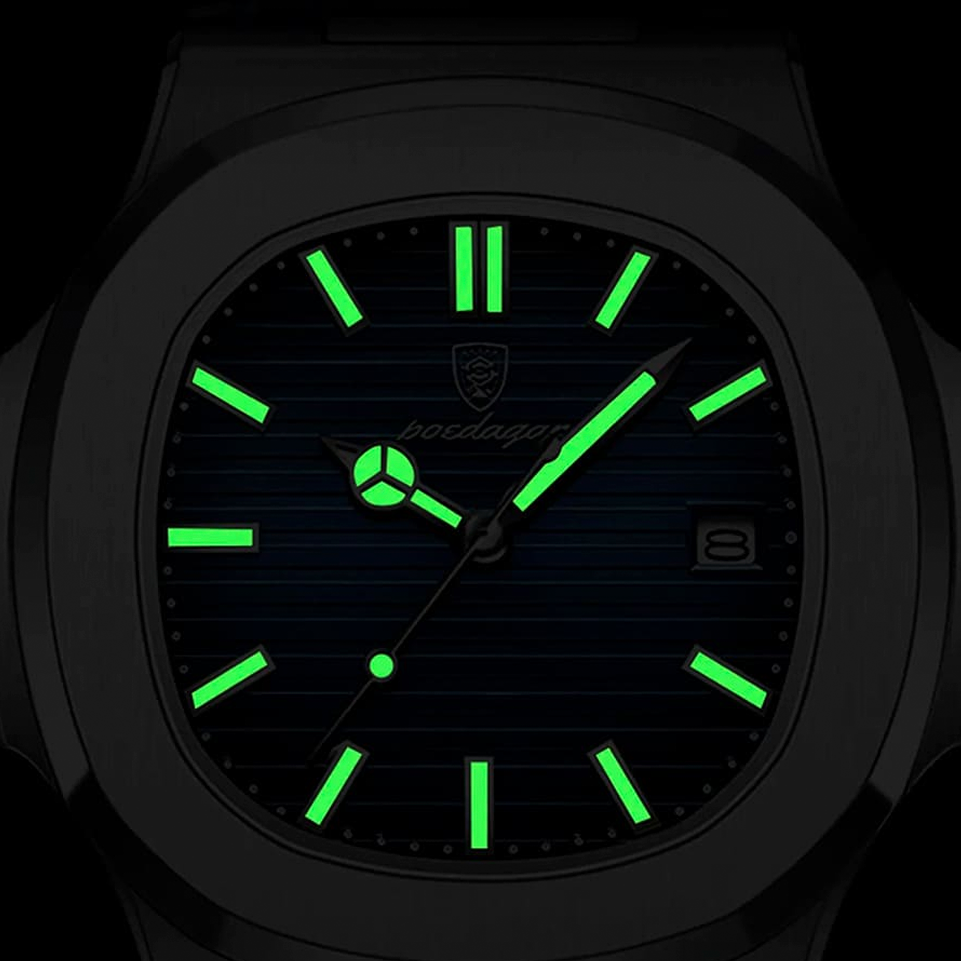 WATCH WITH LEATHER STRAP – ELEGANCE